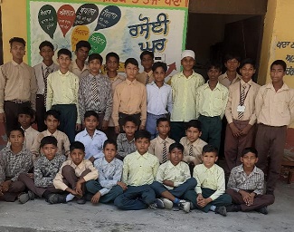 Gift of equality donate uniform for 60 students