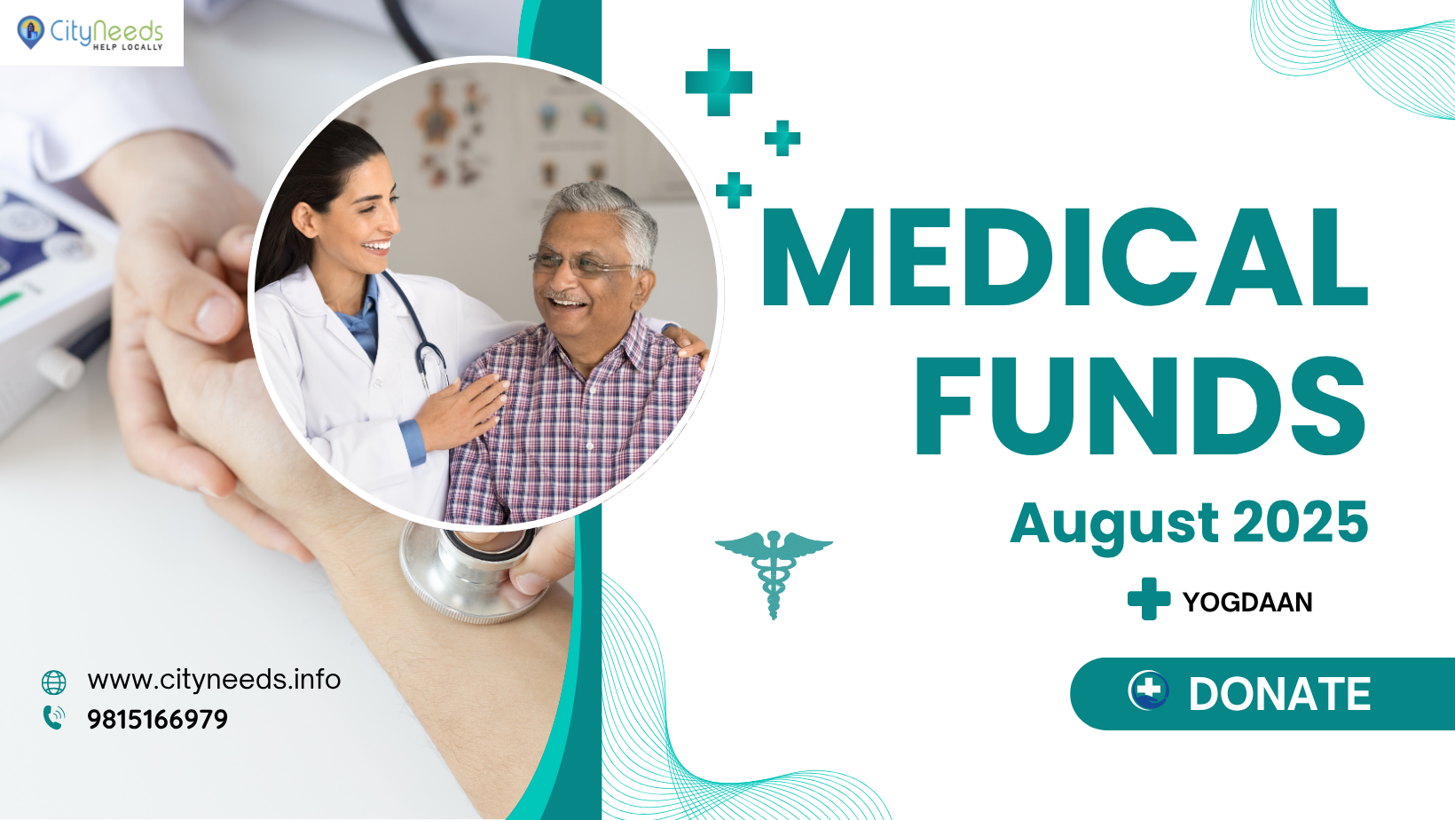"Yogdaan for Life – August 2025: Monthly Giving, Saving Lives"