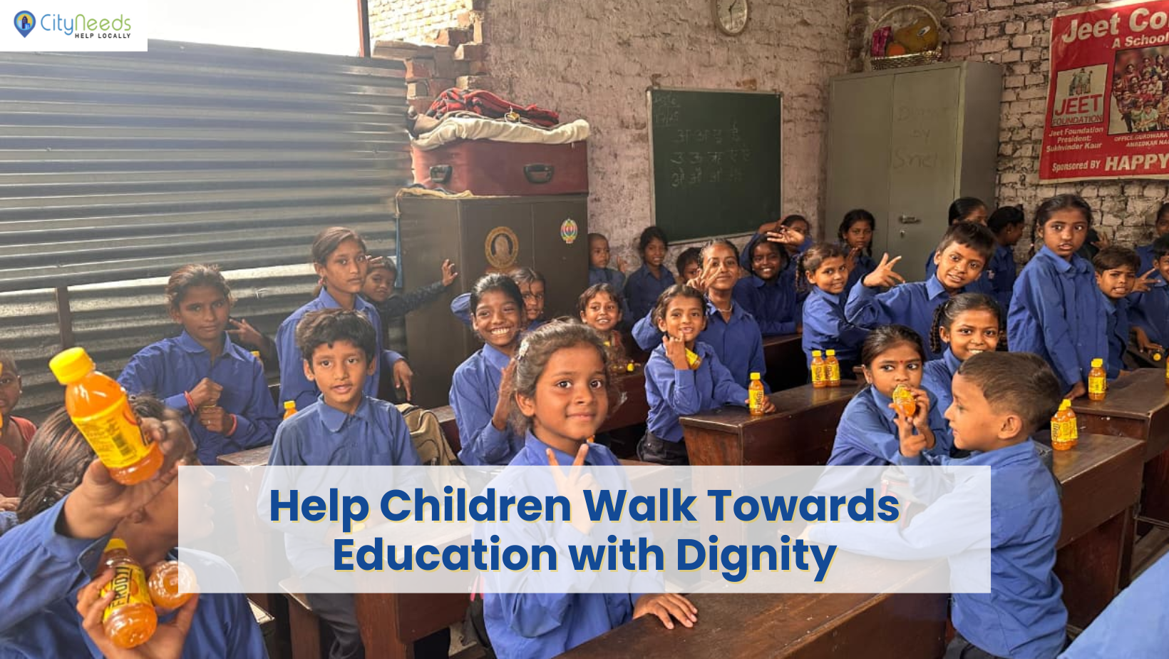 Help Children Walk Towards Education with Dignity
