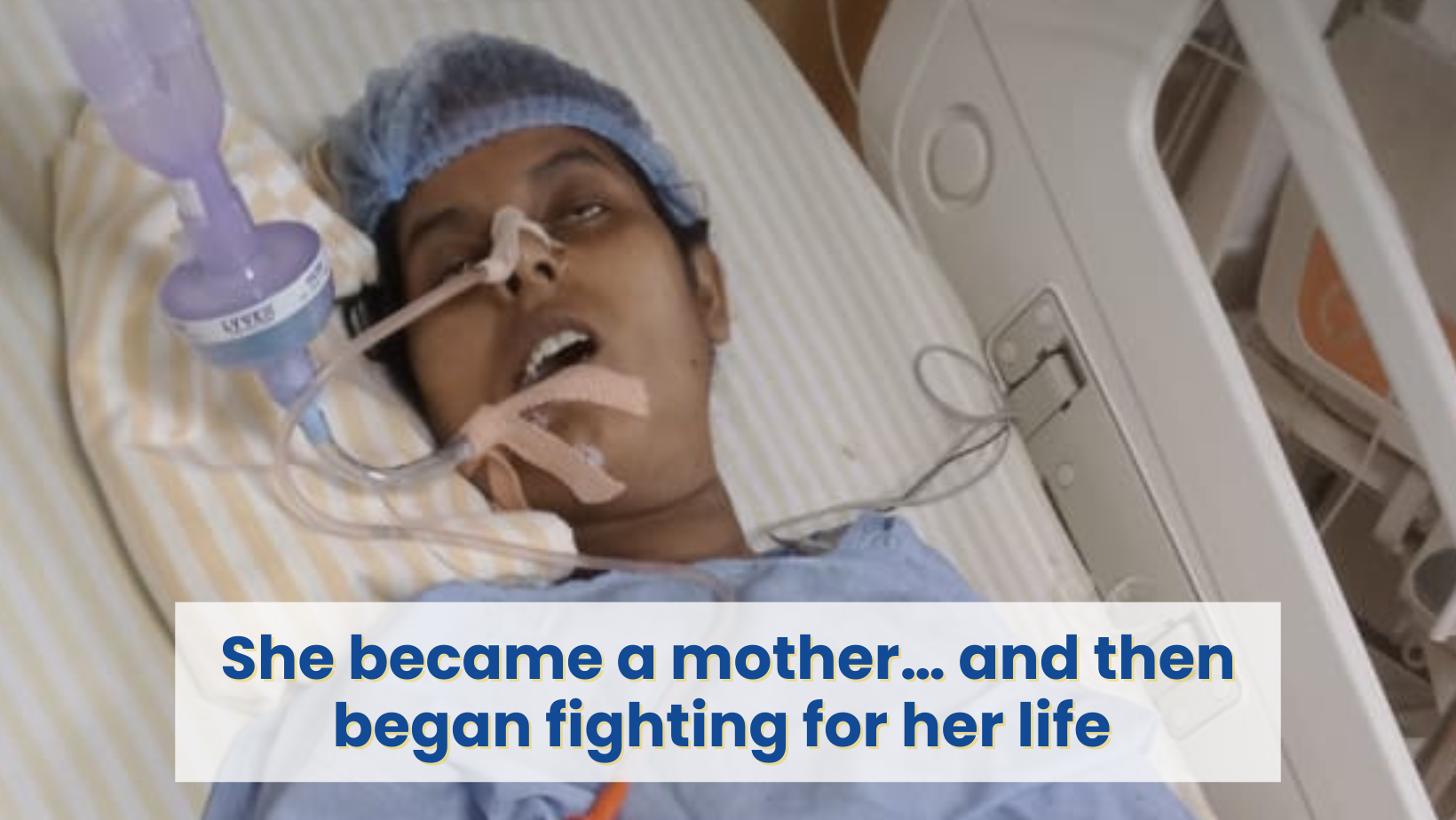 She became a mother… and then began fighting for her life