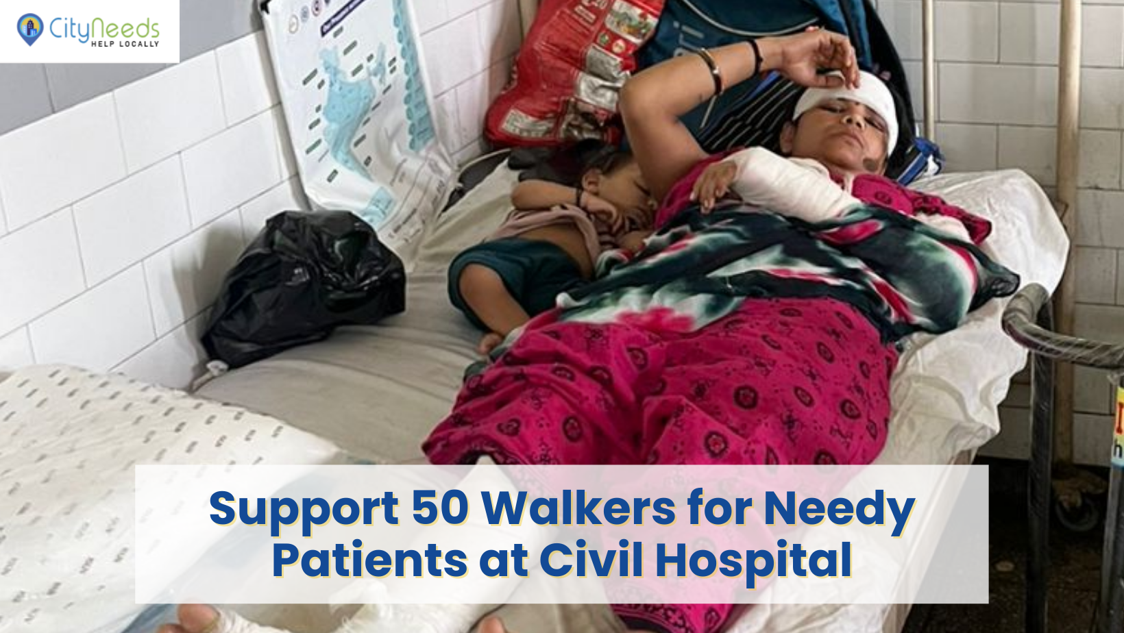 Support 50 Walkers for Needy Patients at Civil Hospital